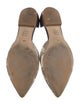 Barney's New York Leather Animal Print D'Orsay Flats
