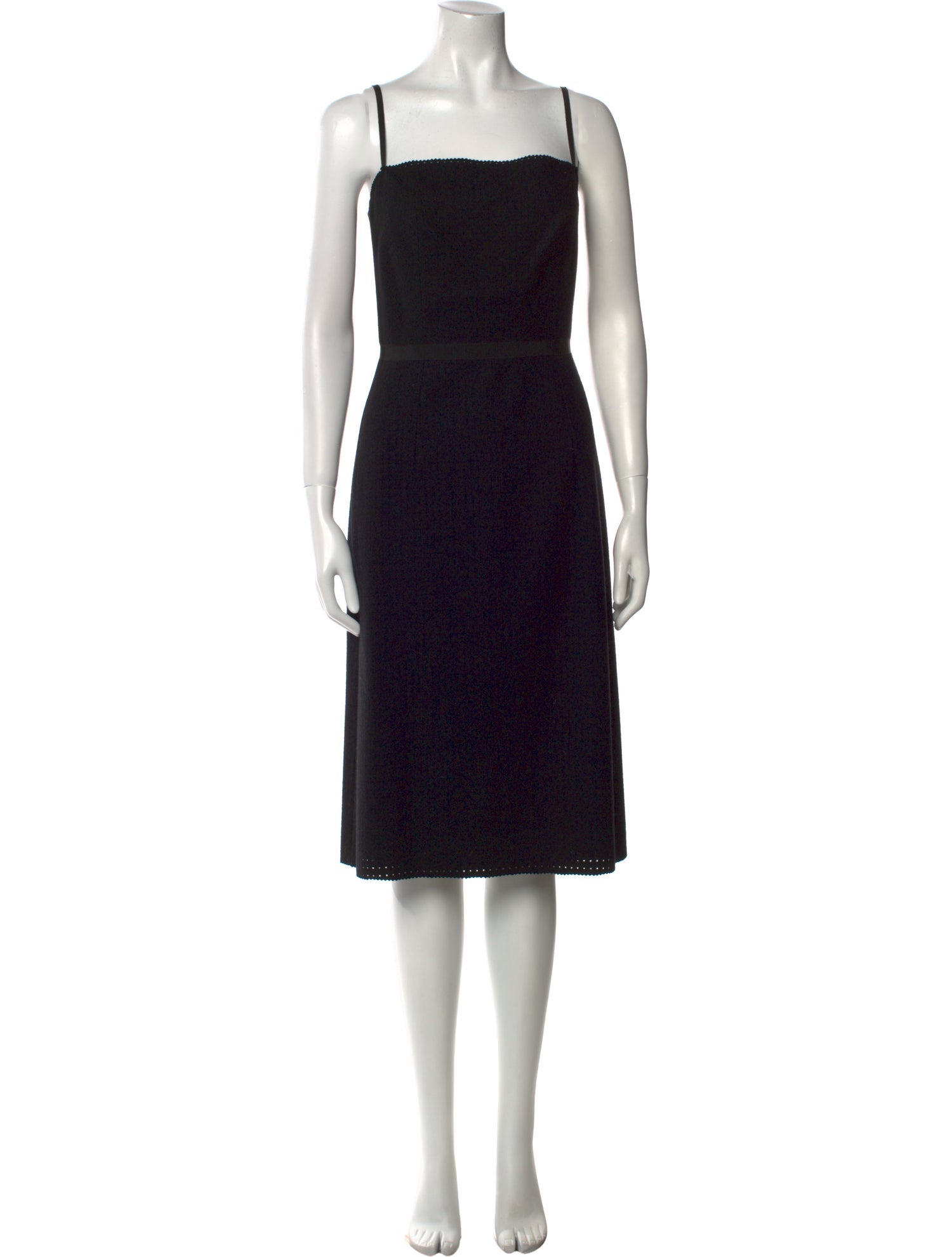 Barney's New York Wool Midi Length Dress