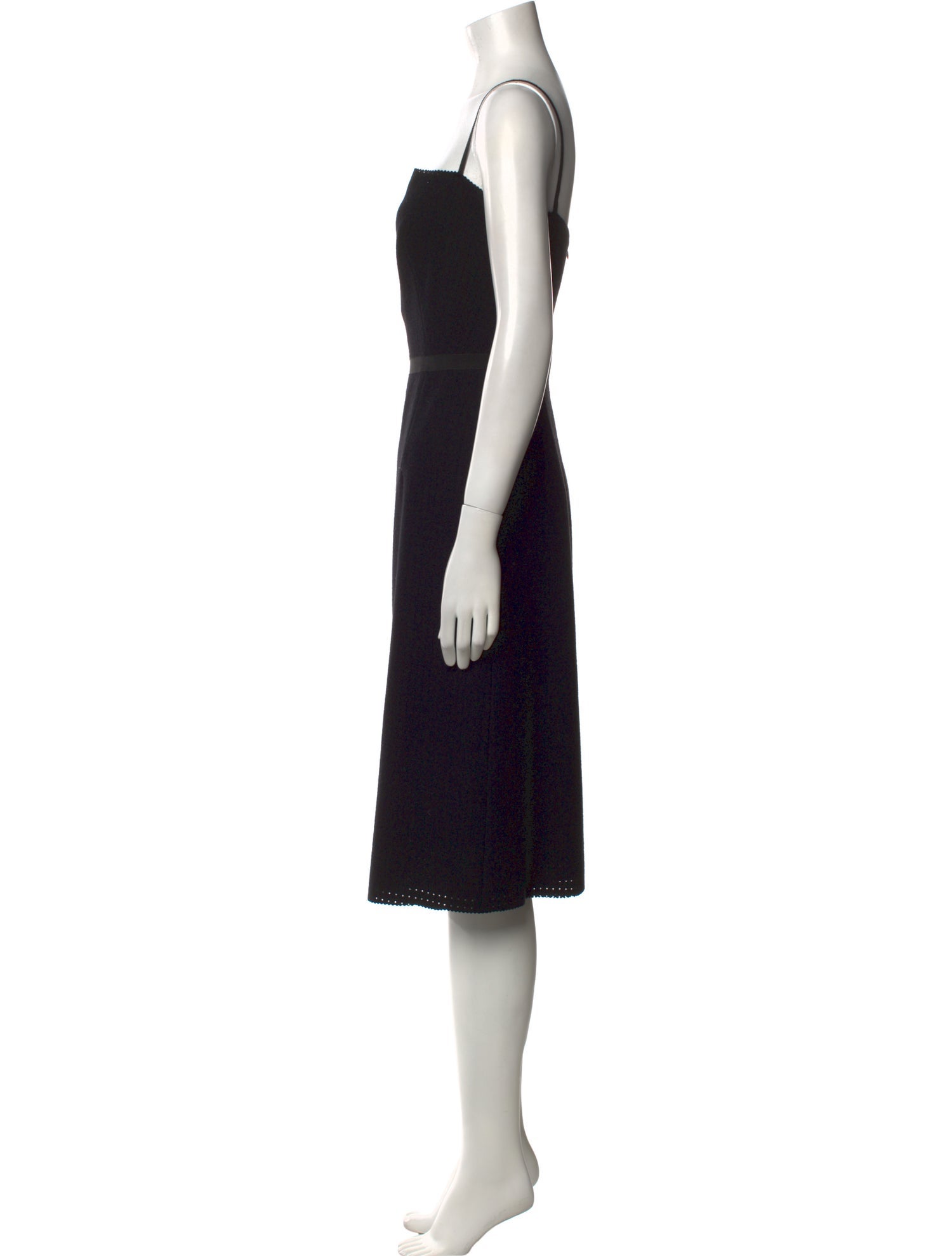 Barney's New York Wool Midi Length Dress