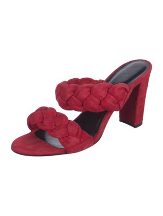 Barney's New York Suede Slides