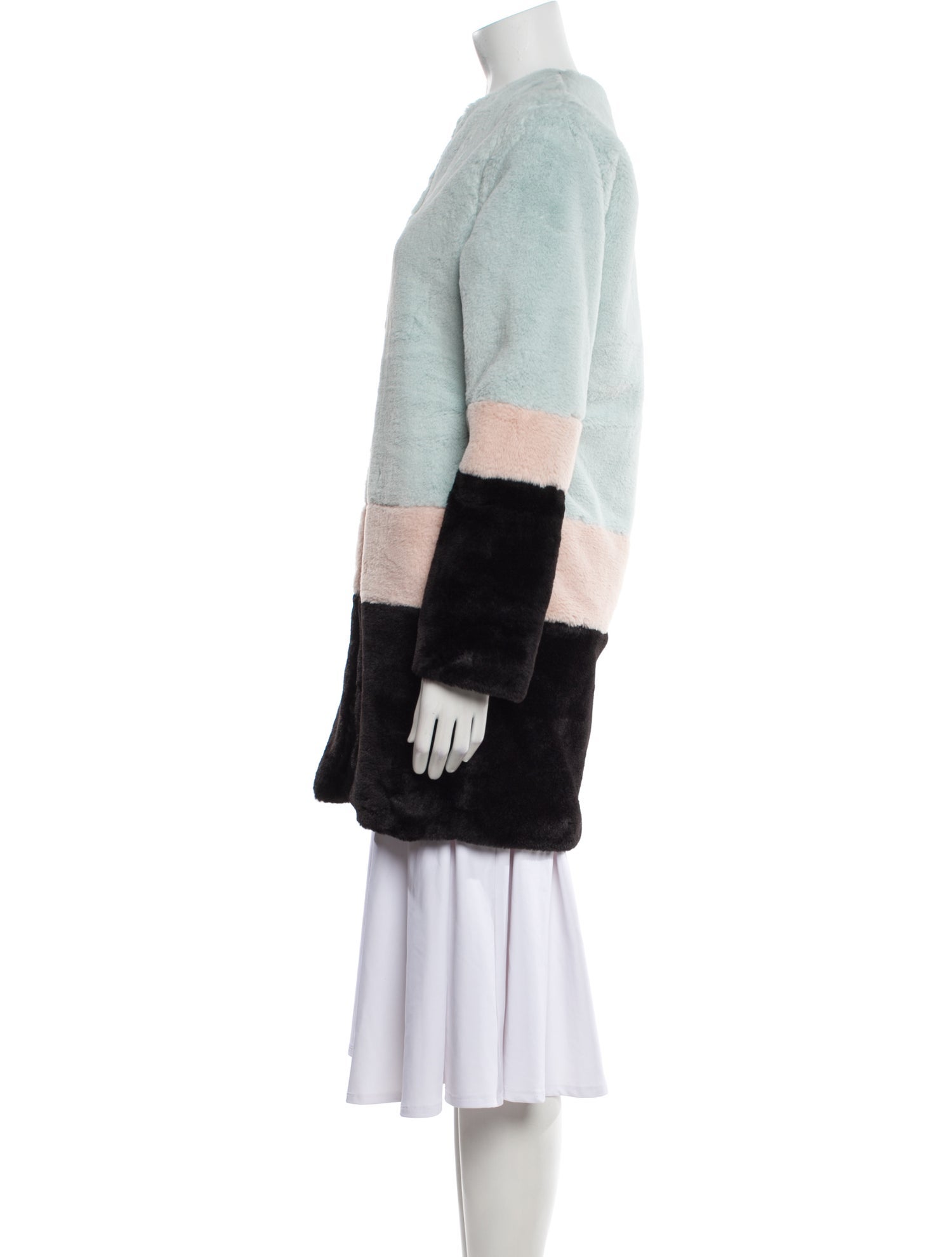 Barney's New York Colorblock Pattern Crew Neck Sweater w/ Tags