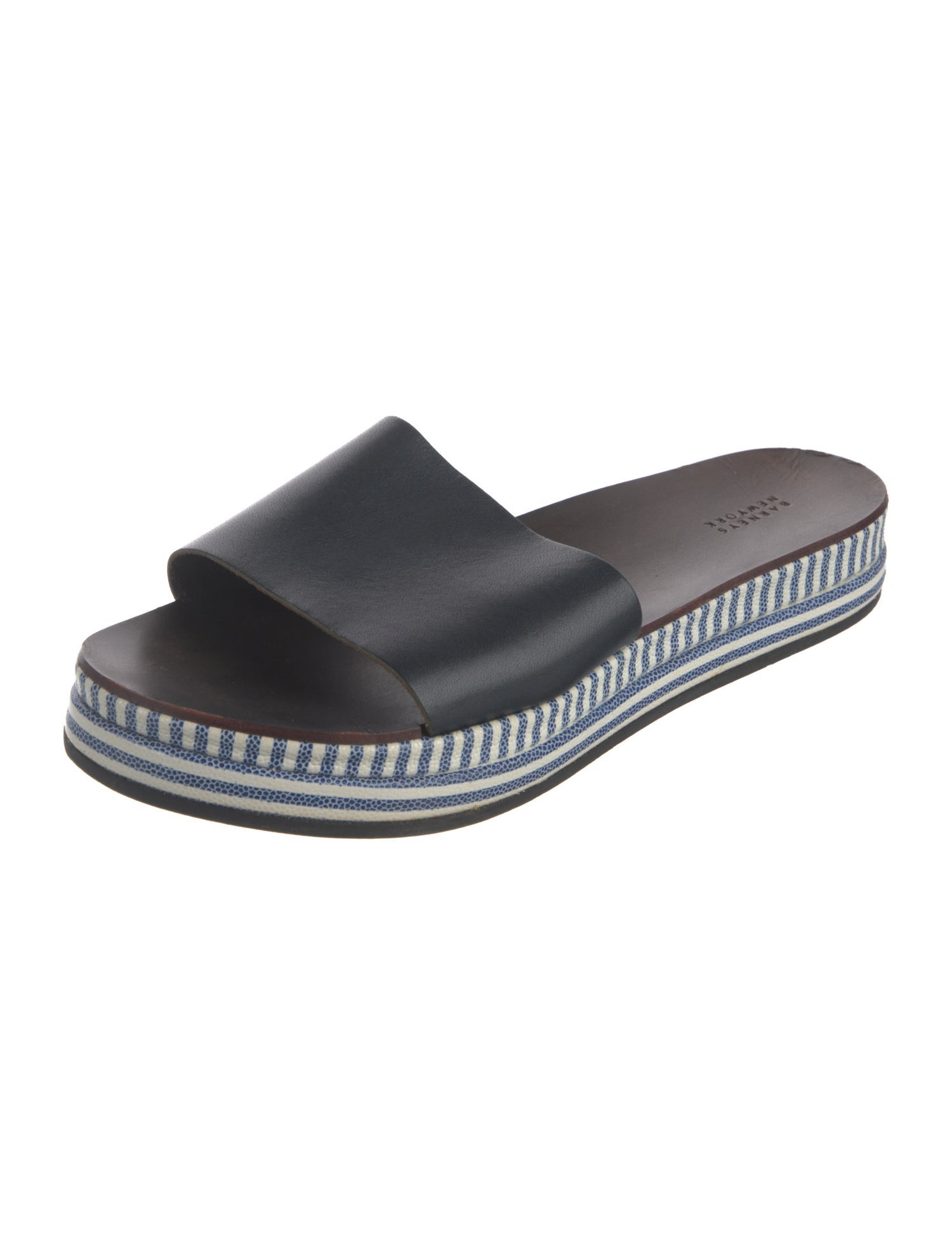 Barney's New York Leather Slides