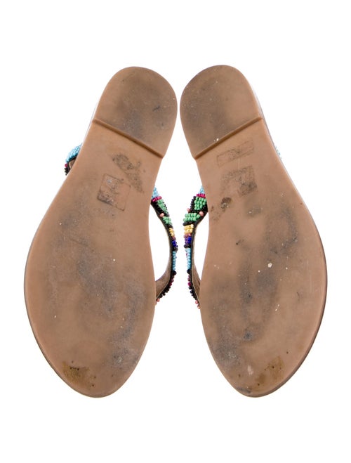 Barney's New York Leather Printed Slides