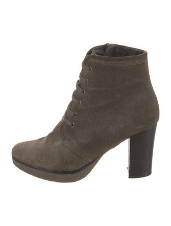 Barney's New York Suede Lace-Up Boots