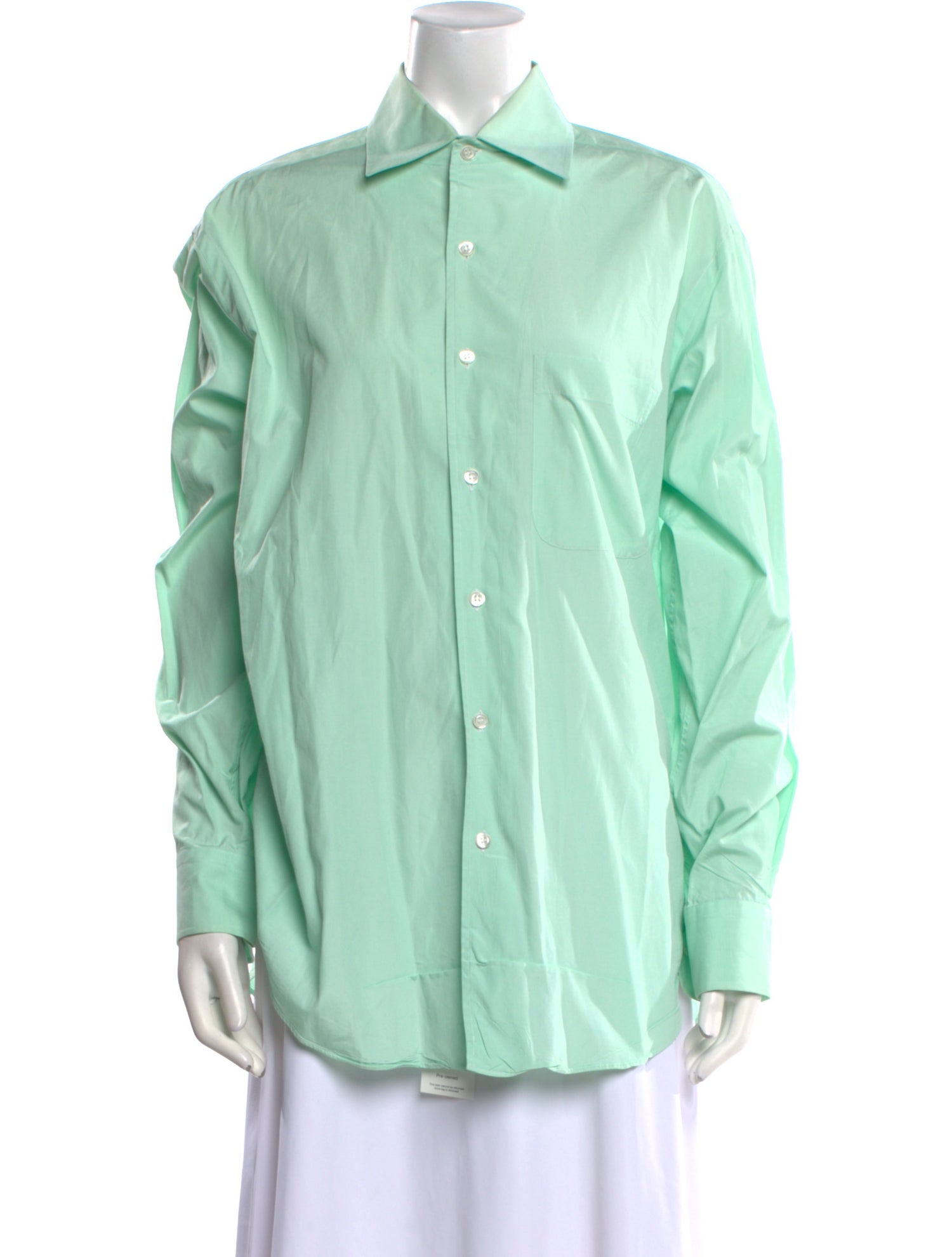 Barney's New York Long Sleeve Button-Up Top
