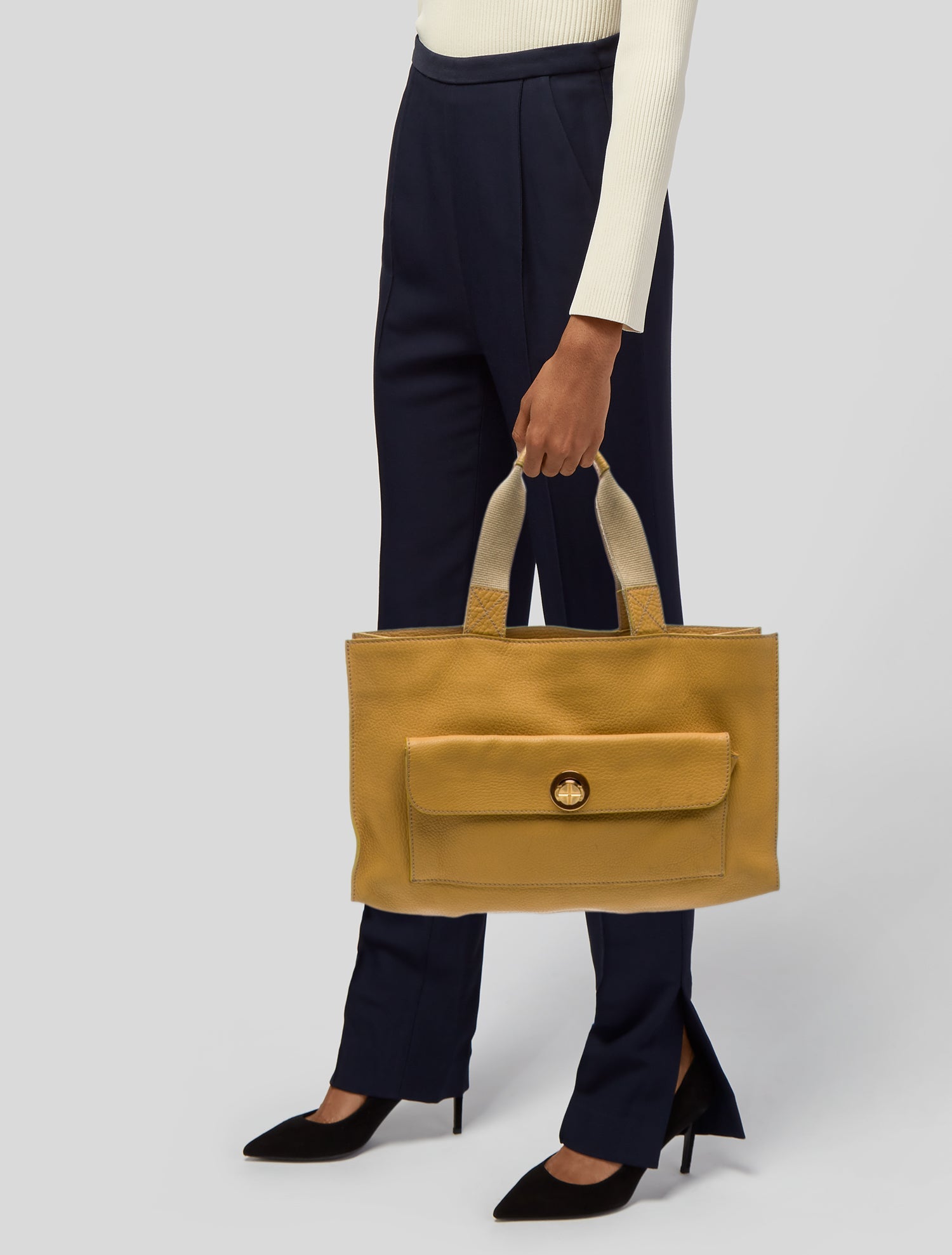 Barney's New York Leather Tote