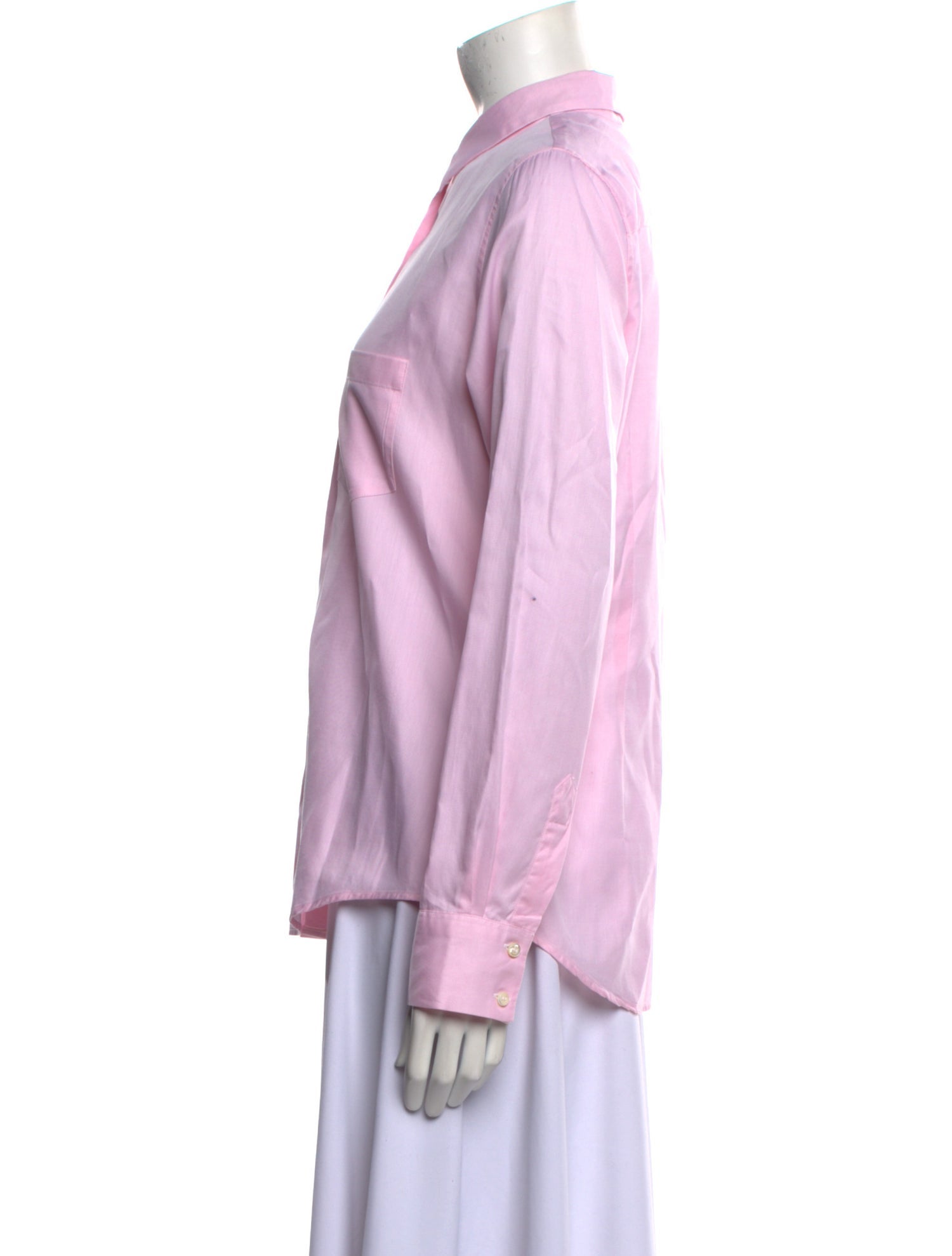 Barney's New York Long Sleeve Button-Up Top