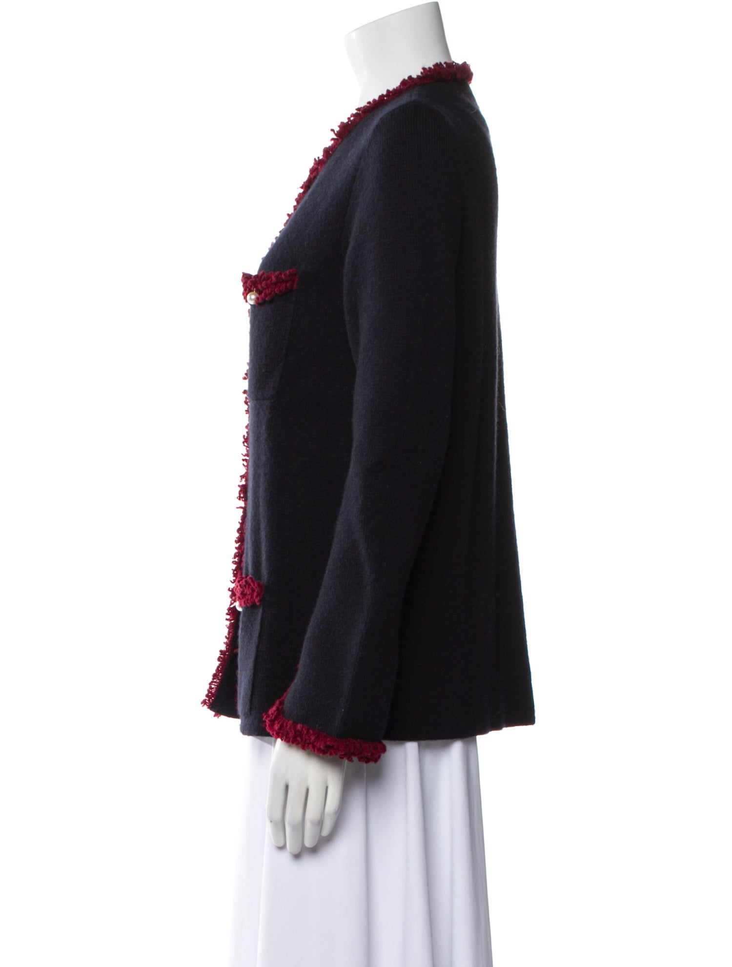 Barney's New York Cashmere Colorblock Pattern Sweater