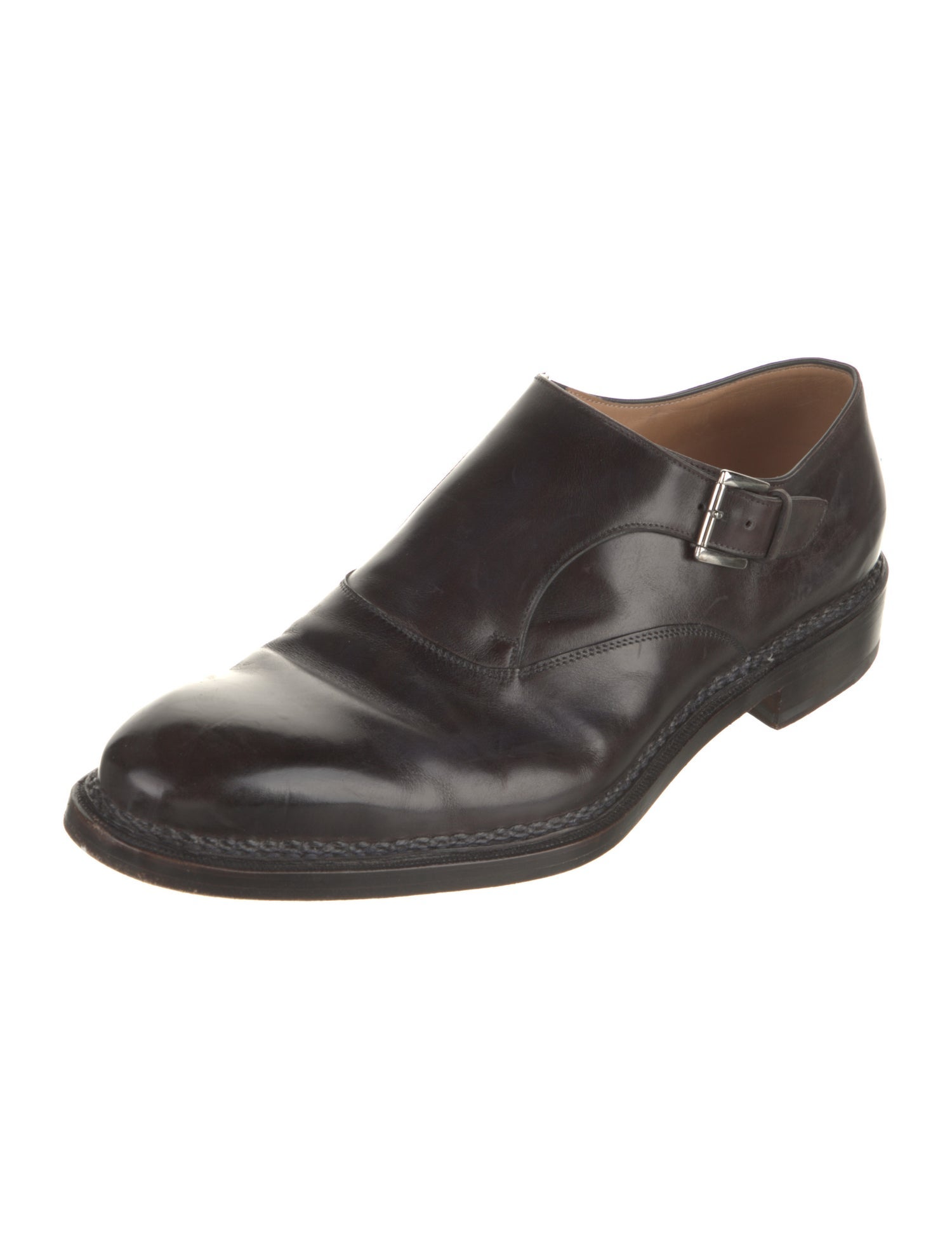 Barney's New York Leather Dress Loafers