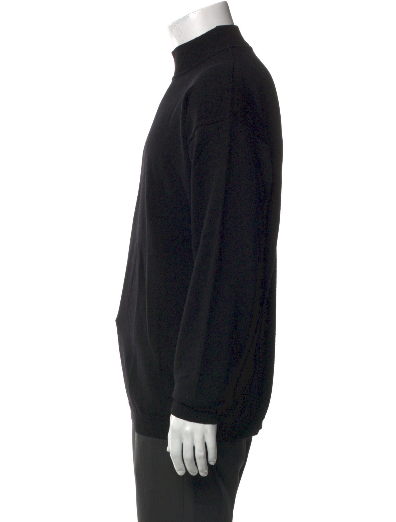 Barney's New York Virgin Wool Mock Neck Pullover