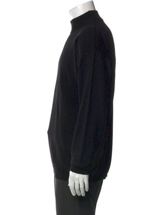 Barney's New York Virgin Wool Mock Neck Pullover