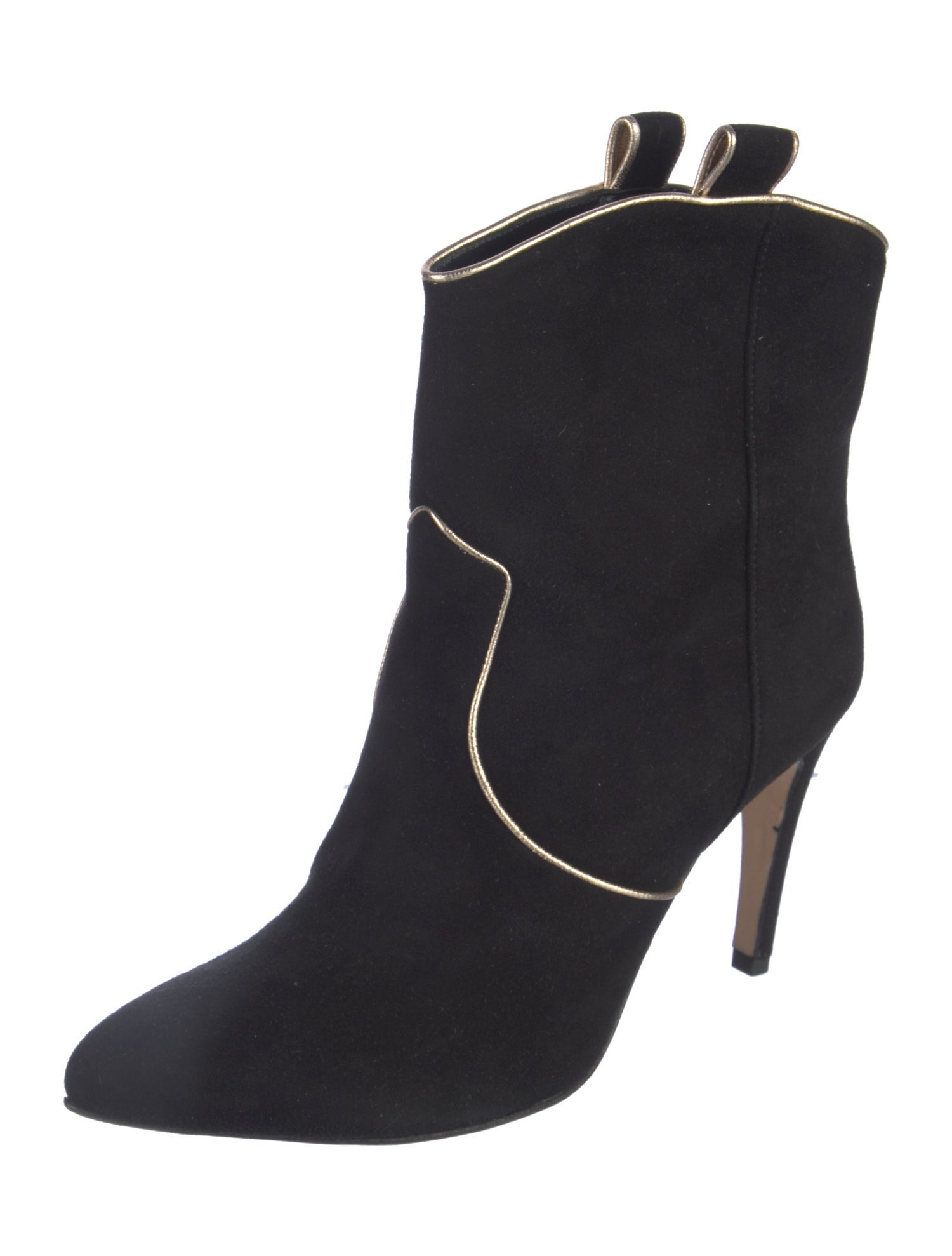 Barney's New York Suede Western Boots