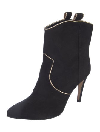 Barney's New York Suede Western Boots