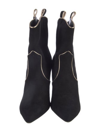 Barney's New York Suede Western Boots