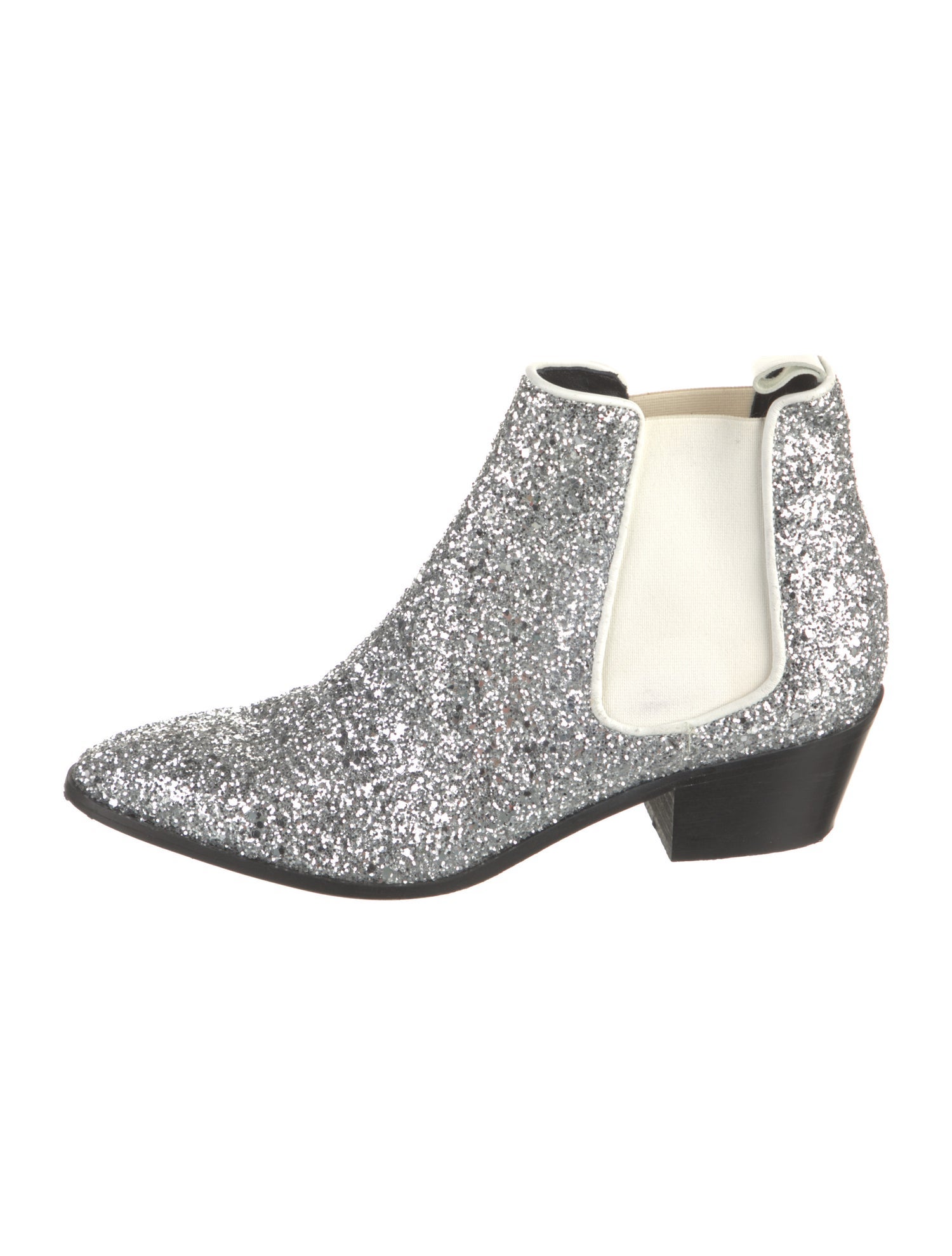 Barney's New York Glitter Chelsea Boots