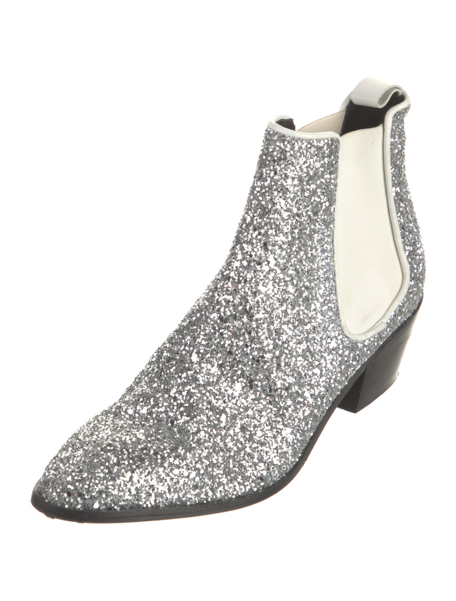 Barney's New York Glitter Chelsea Boots