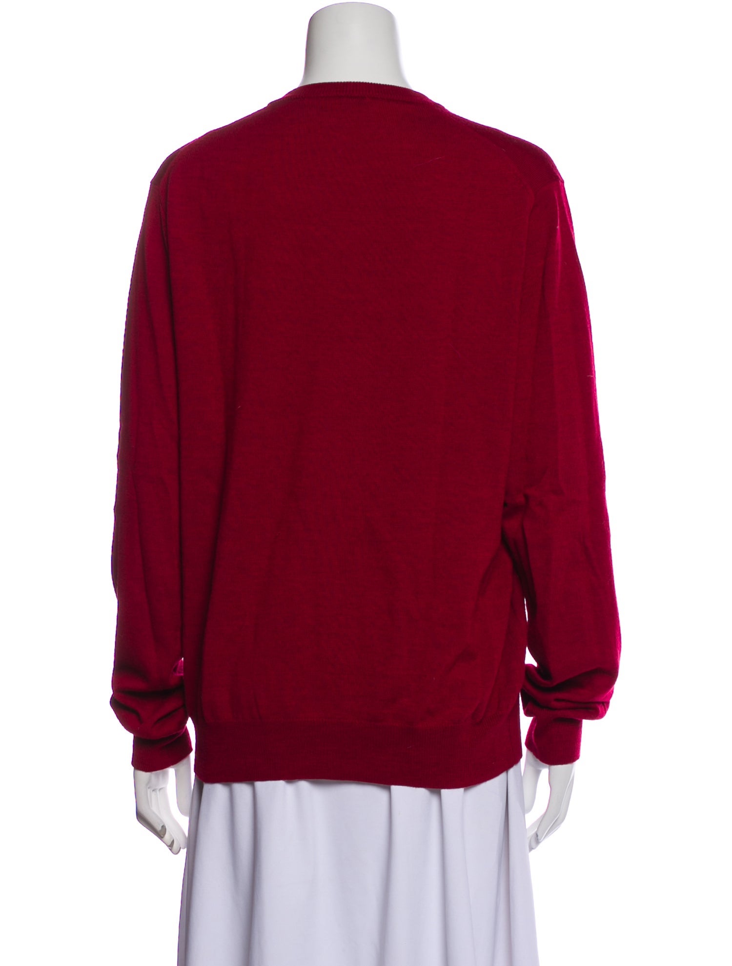 Barney's New York Merino Wool V-Neck Sweater