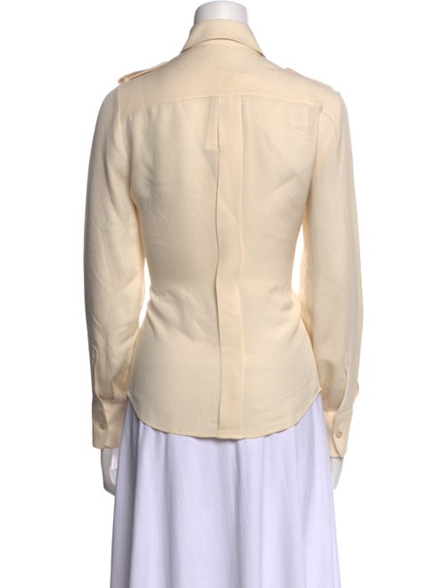 Barney's New York Long Sleeve Button-Up Top