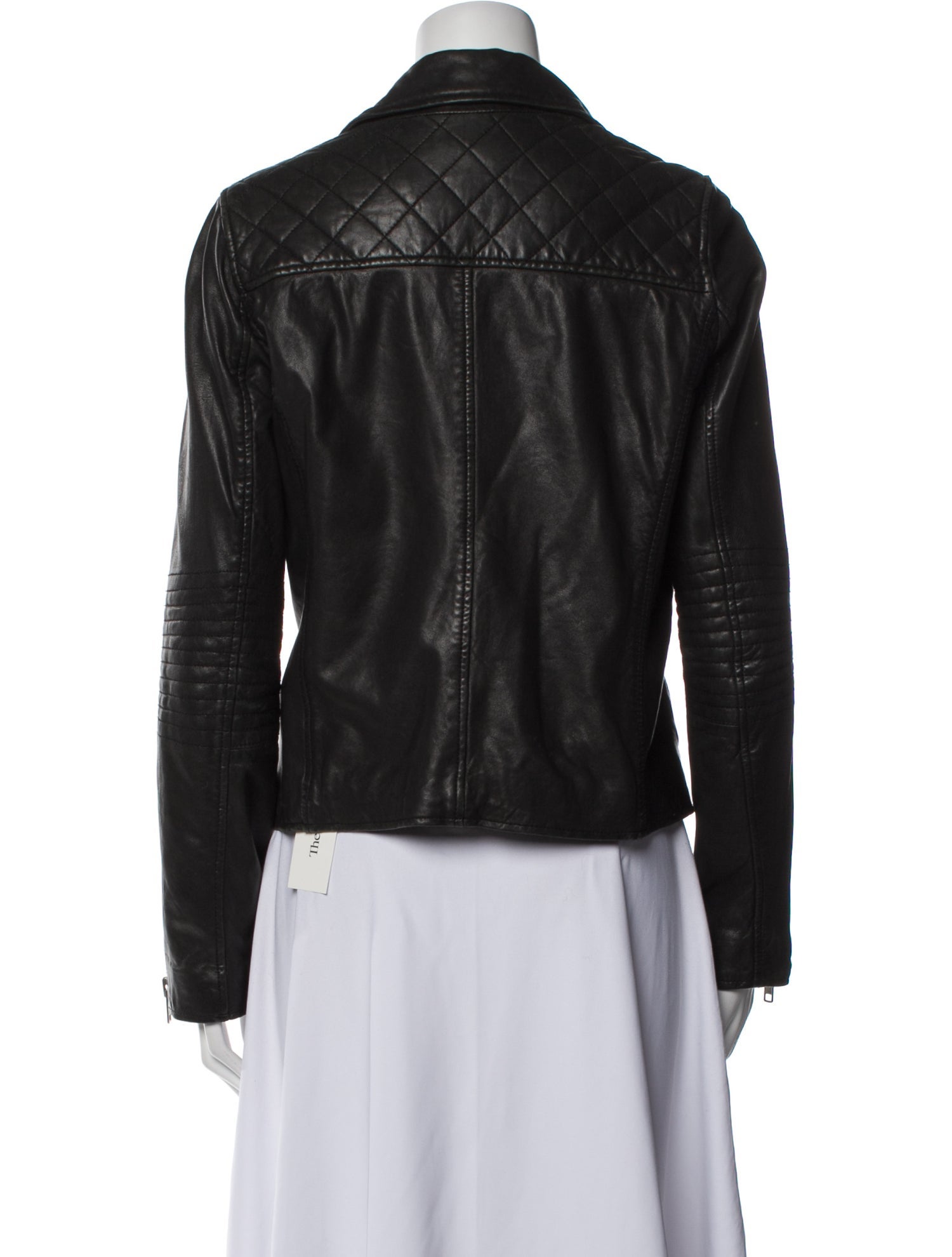 Barney's New York Leather Biker Jacket