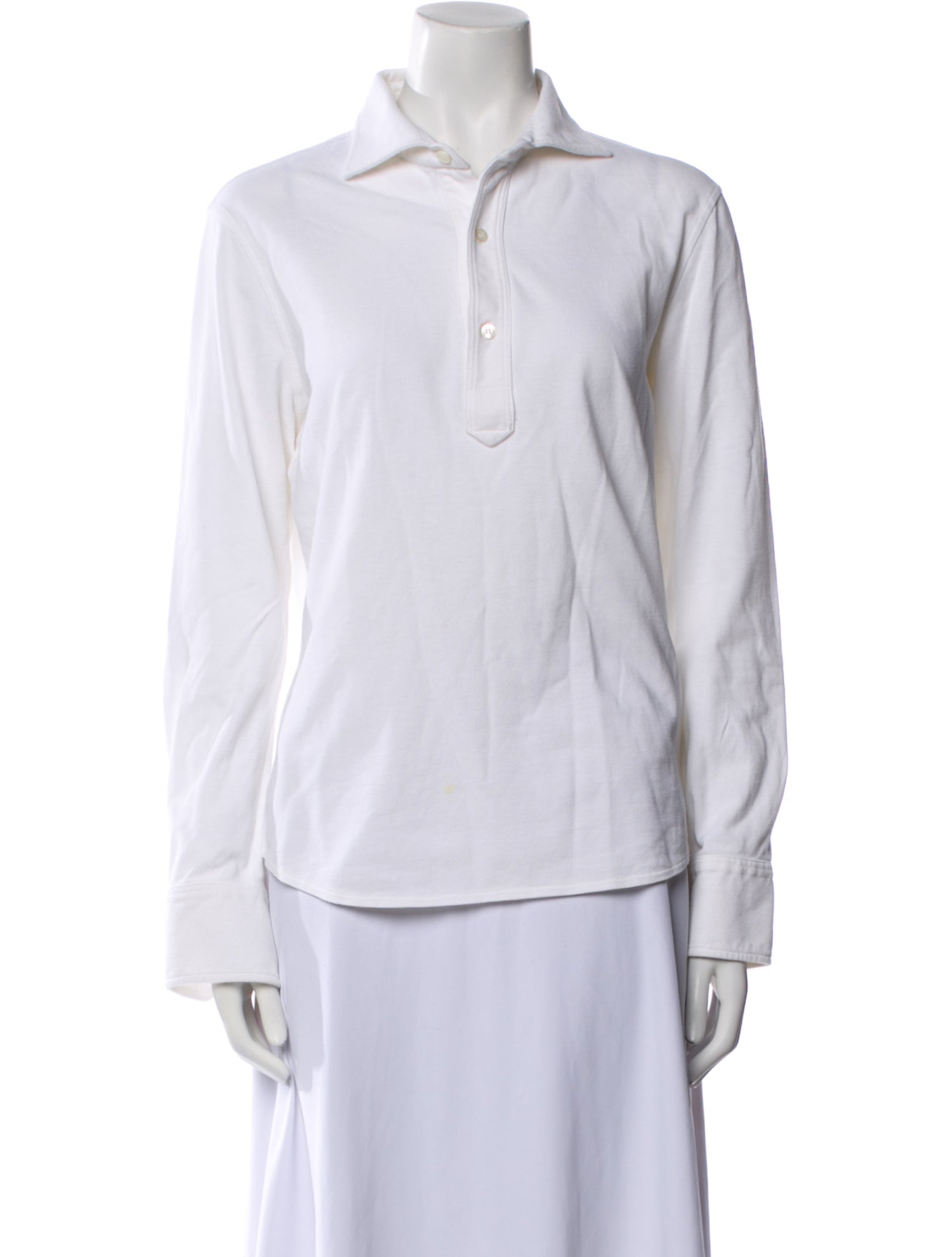 Barney's New York Long Sleeve Polo