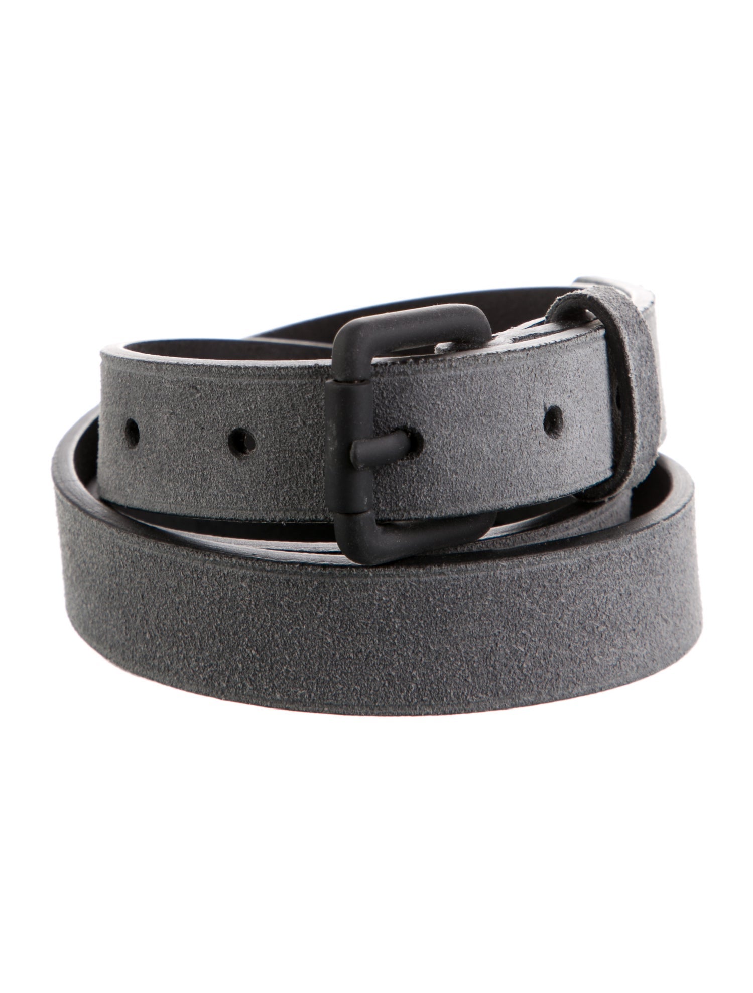 Barney's New York Skinny Suede Belt