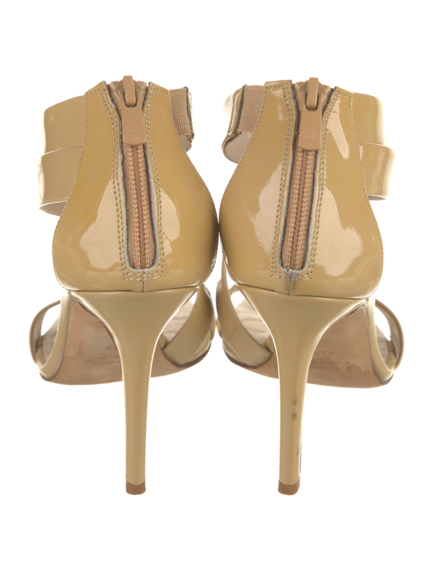 Barney's New York Patent Leather Slingback Sandals