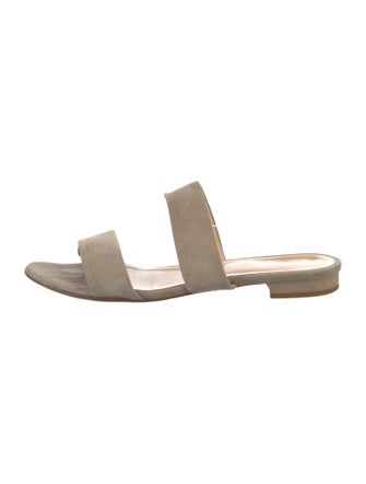 Barney's New York Suede Slides