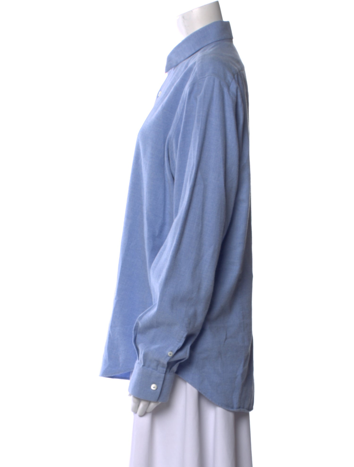 Barney's New York Long Sleeve Button-Up Top