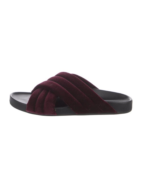Barney's New York Velvet Slides