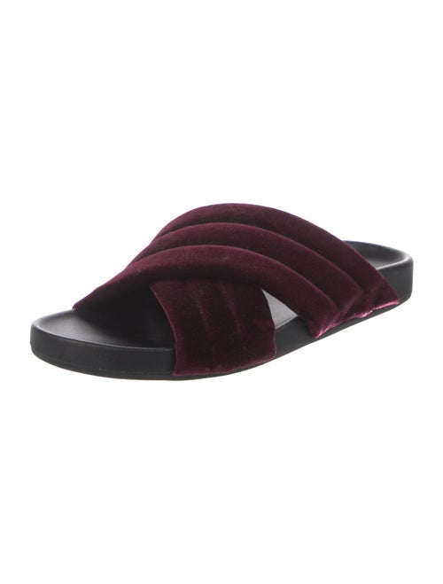 Barney's New York Velvet Slides