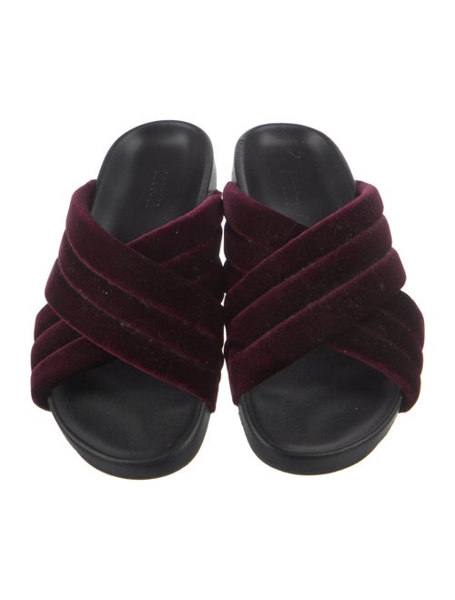 Barney's New York Velvet Slides