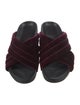 Barney's New York Velvet Slides