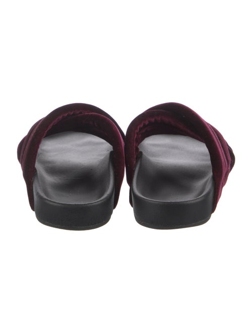 Barney's New York Velvet Slides