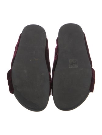 Barney's New York Velvet Slides