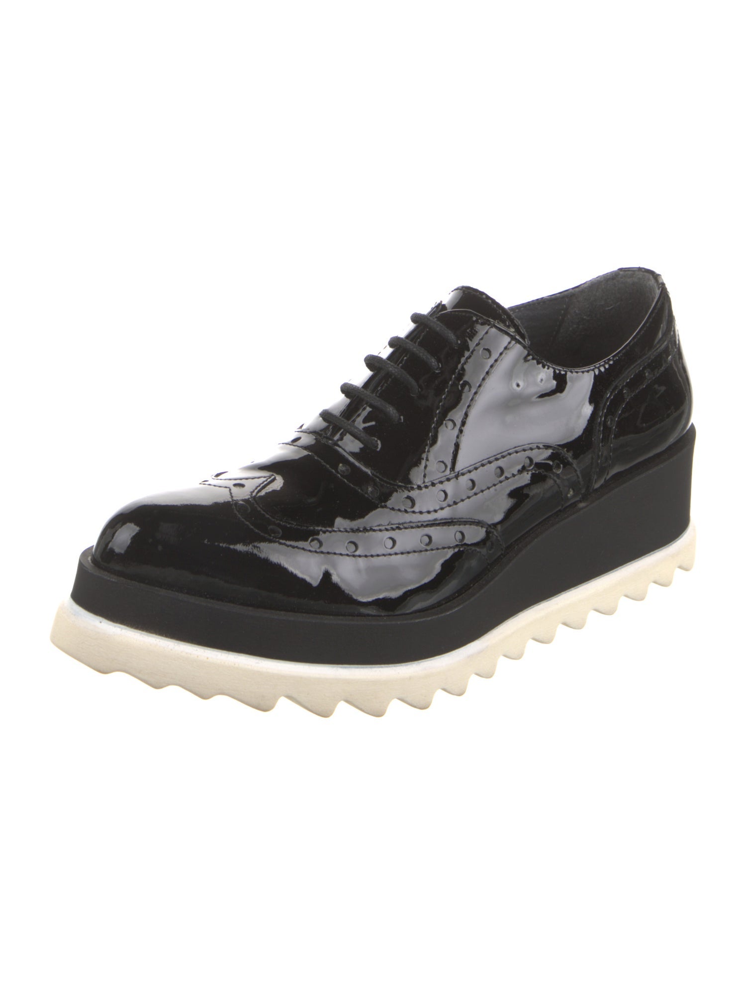 Barney's New York Patent Leather Oxfords