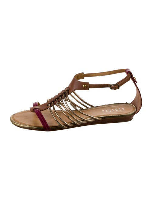 Barney's New York Leather Gladiator Sandals
