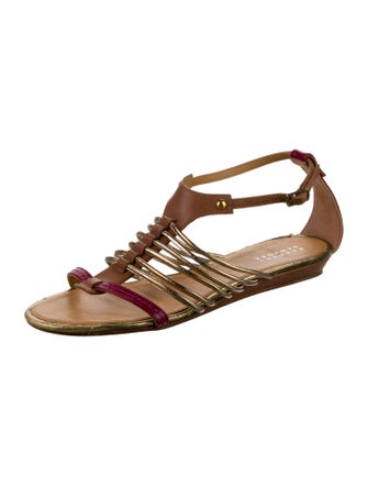 Barney's New York Leather Gladiator Sandals