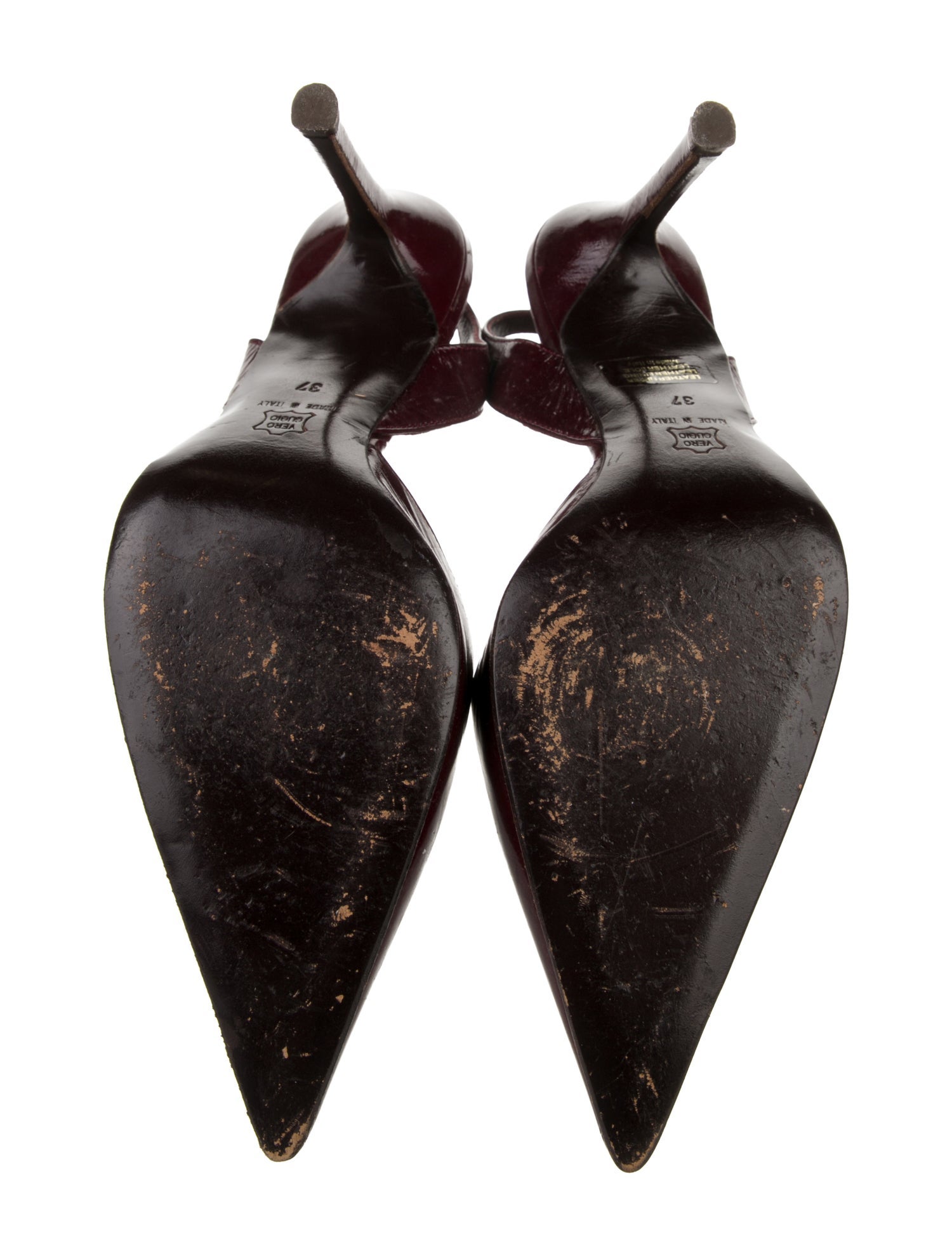 Barney's New York Leather Slingback Pumps