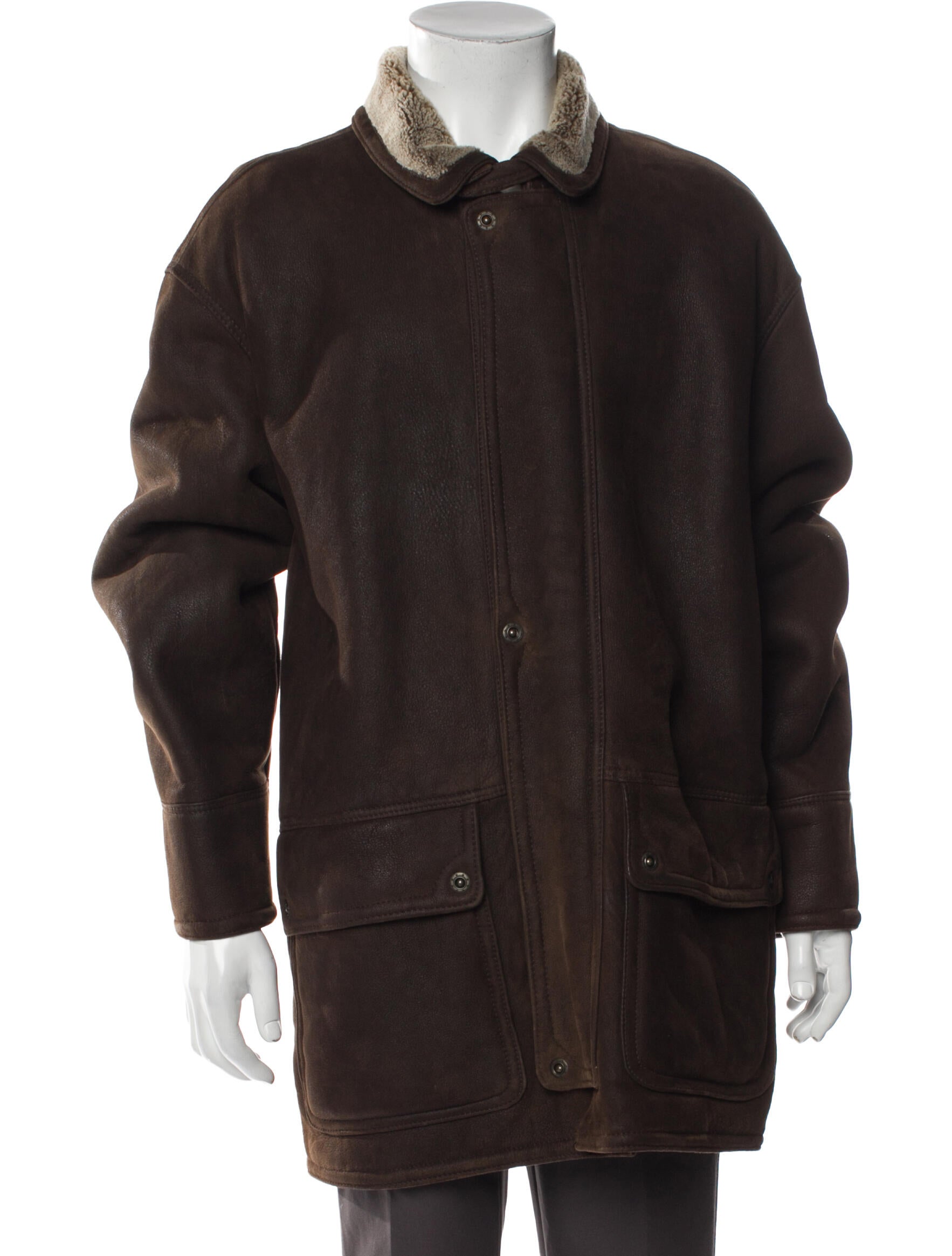 Barney's New York Lambskin Parka