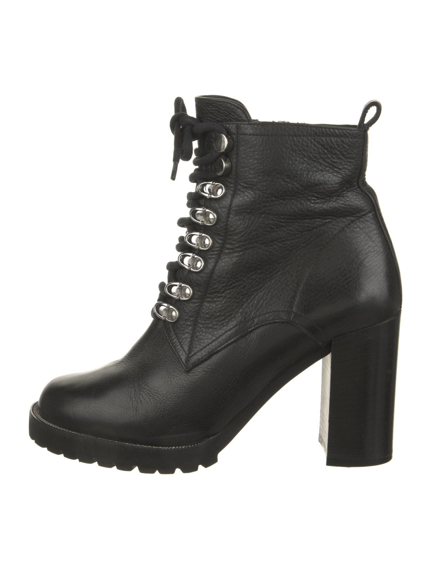 Barney's New York Leather Lace-Up Boots