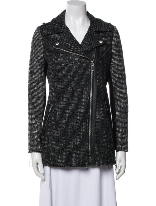 Barney's New York Tweed Pattern Blazer