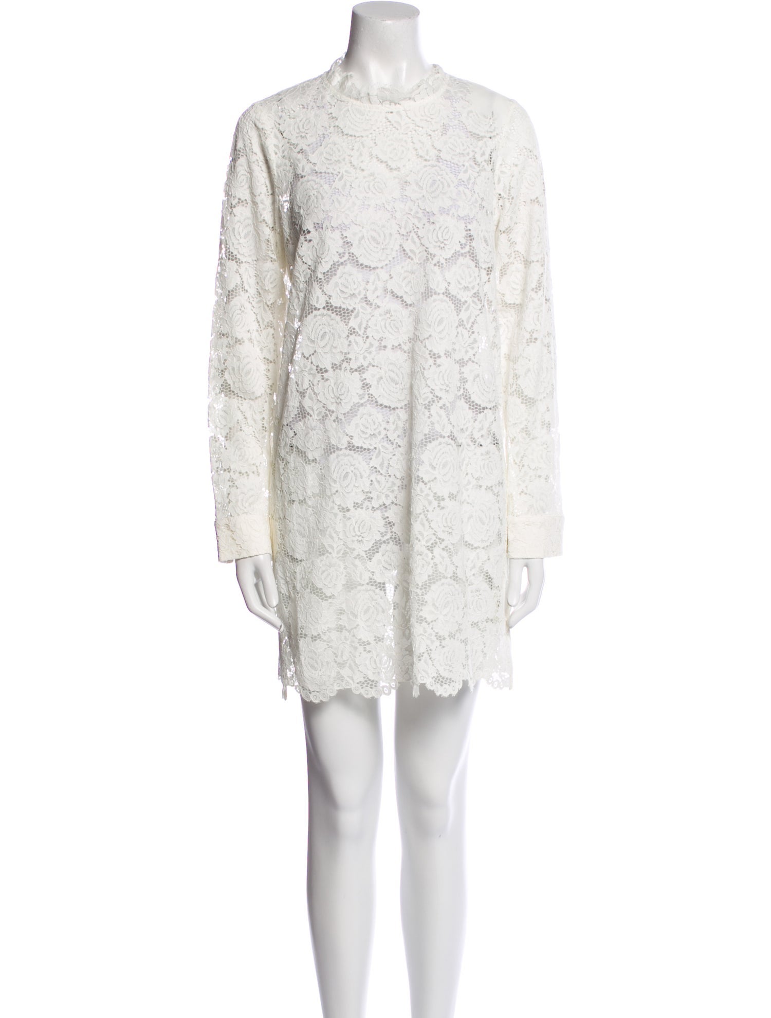 Barney's New York Lace Pattern Mini Dress w/ Tags