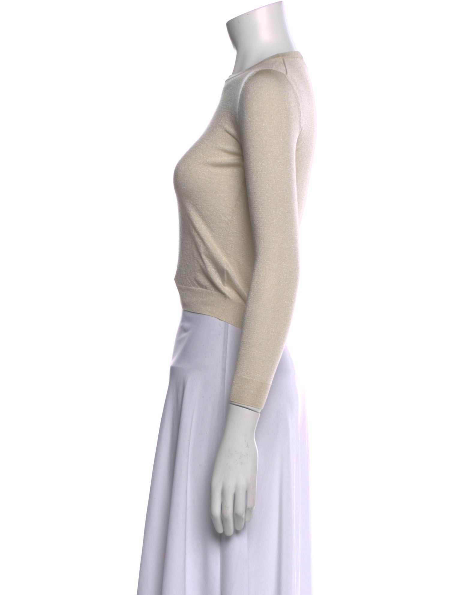 Barney's New York Silk Scoop Neck Sweater