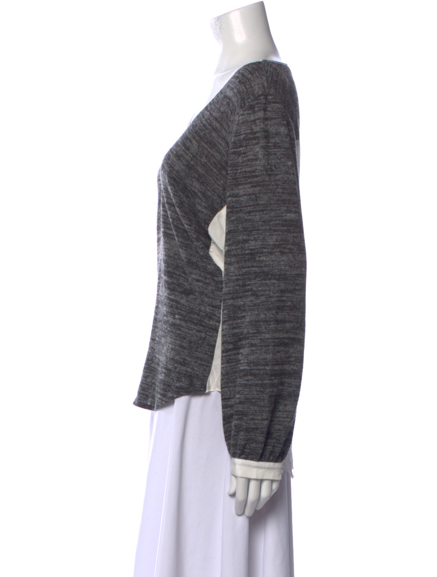 Barney's New York Linen V-Neck Sweater