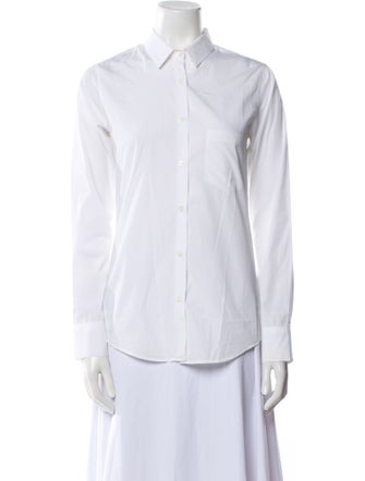 Barney's New York Long Sleeve Button-Up Top