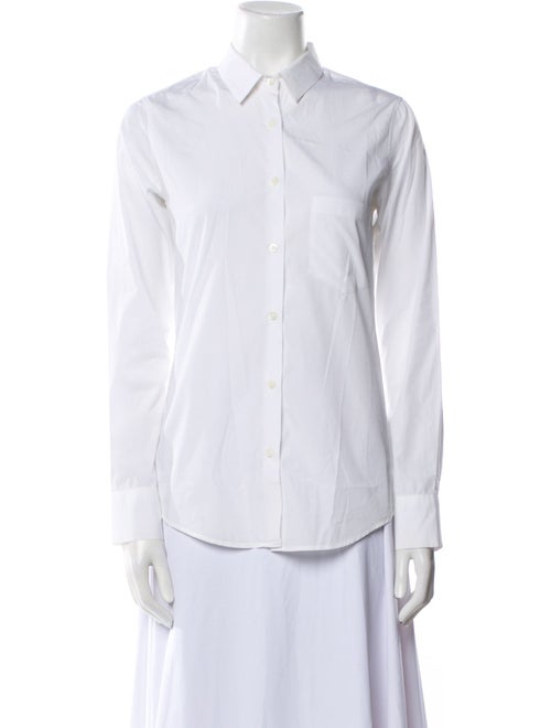 Barney's New York Long Sleeve Button-Up Top