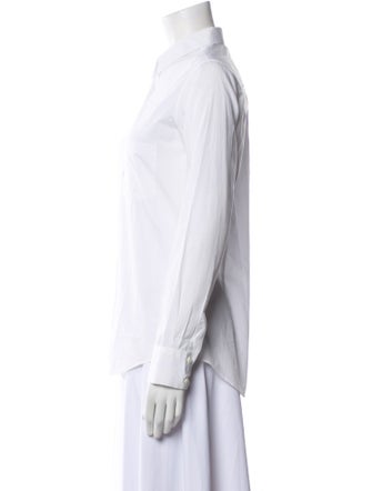 Barney's New York Long Sleeve Button-Up Top