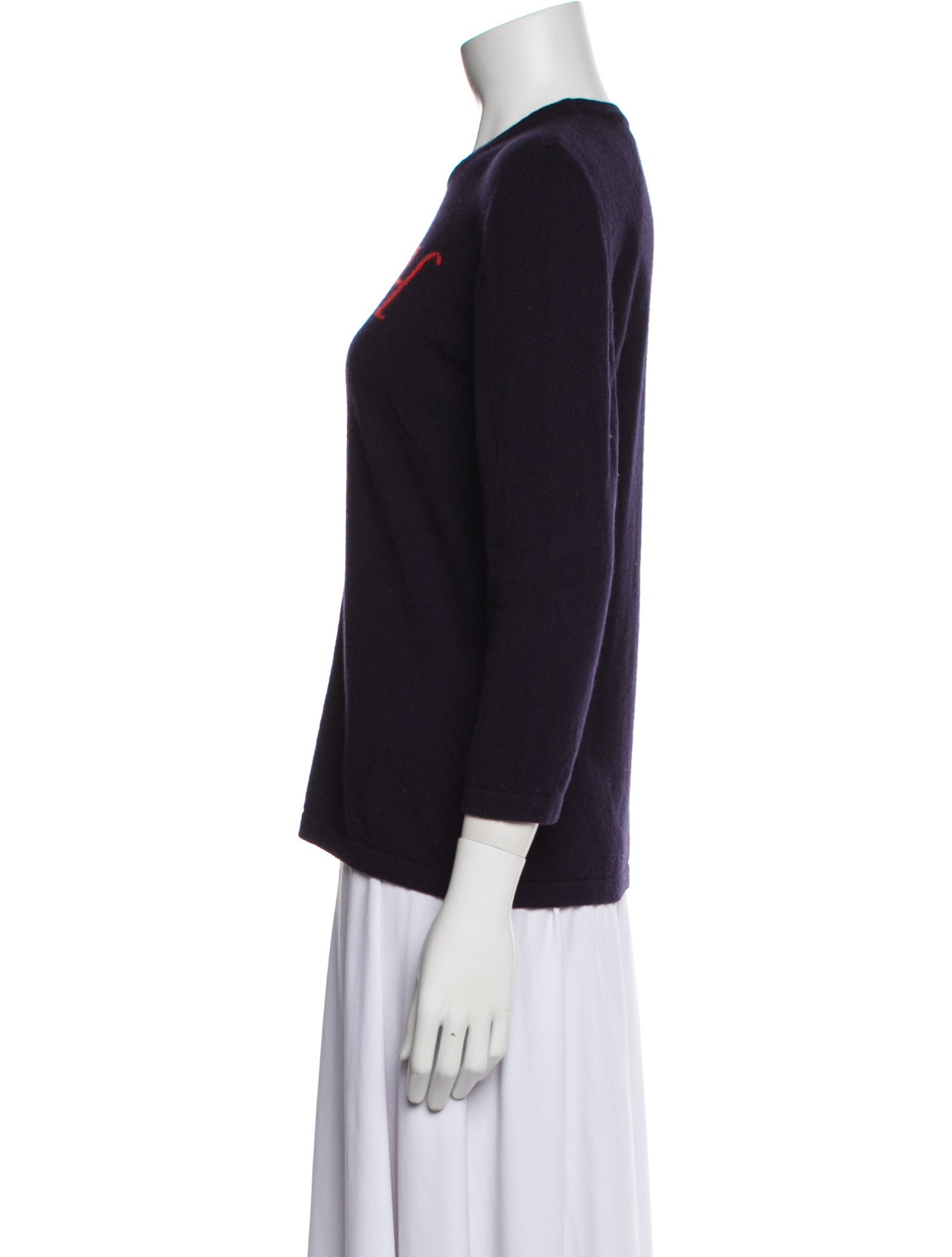 Barney's New York Cashmere Graphic Print Sweater