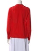 Barney's New York Silk Crew Neck Blouse