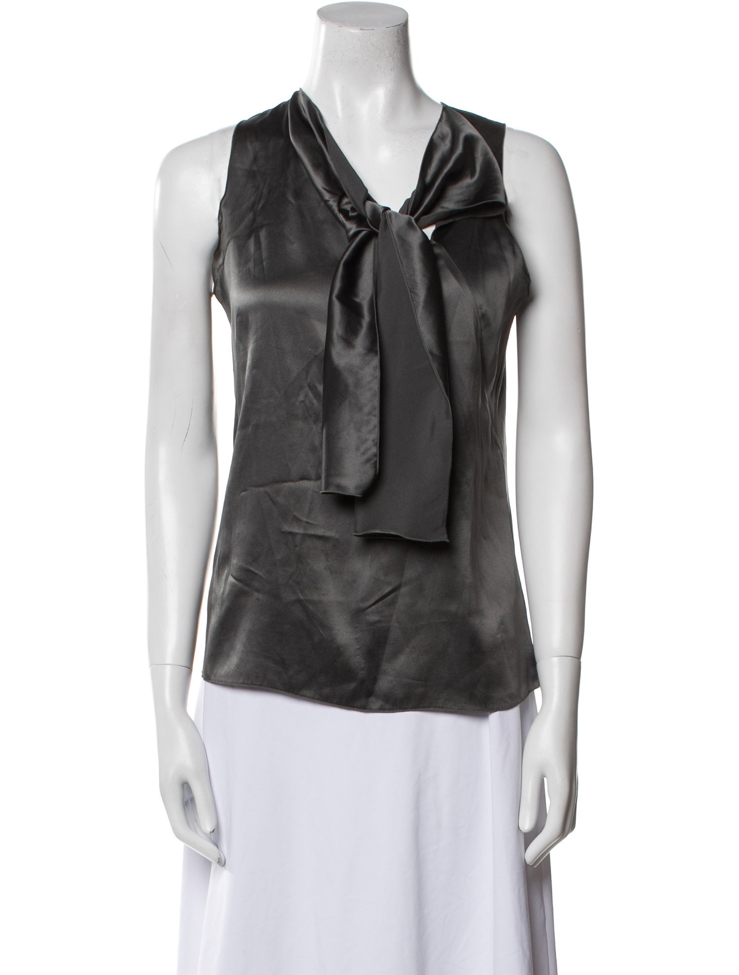 Barney's New York Silk V-Neck Blouse